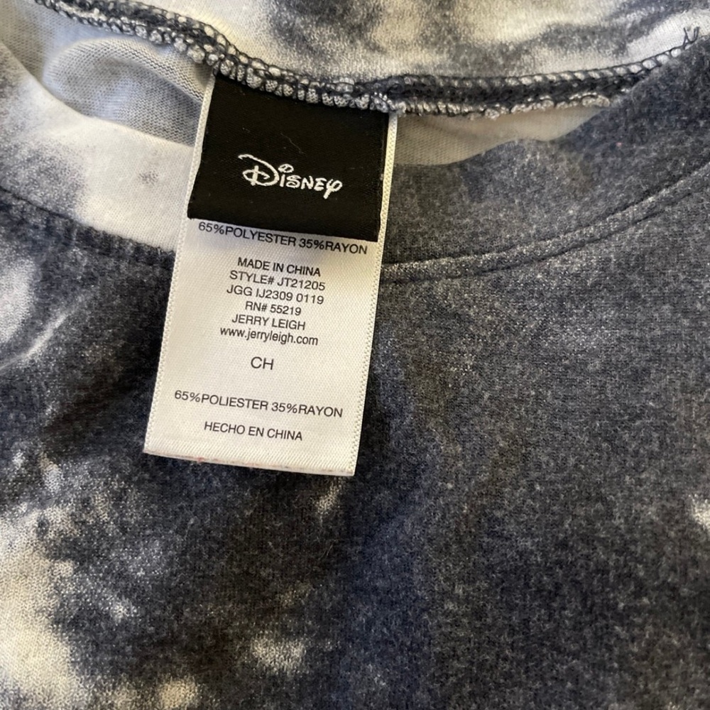 Disney Black and White Tie-Dye Mickey Mouse Tee - Picture 3 of 3